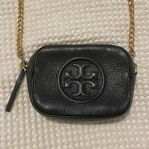 Tory Burch mini black crossbody bag